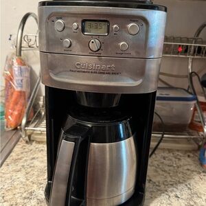 Cuisinart Stainless Steel and Black Coffee Maker